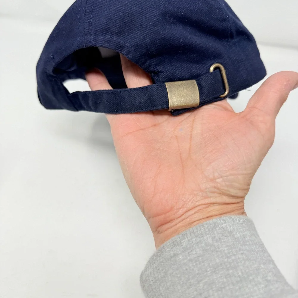 Cigar Aficionado Navy Blue Cotton Baseball Cap Adjustable Strap - Picture 3 of 5